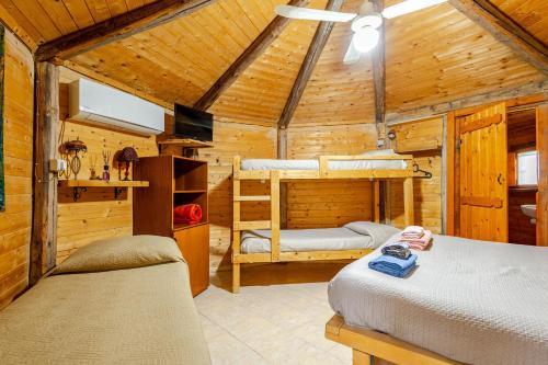 Postel nebo postele na pokoji v ubytování Masseria Usamborgia