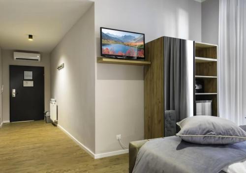 Vayalen Boutique Hotelにあるベッド
