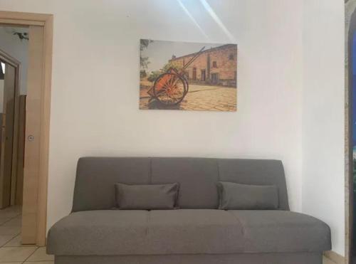 Χώρος καθιστικού στο Bright apartment near Magliano - 50 m² with amenities