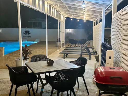 Posezení v ubytování Beachtown Luxury Villas Apt 101