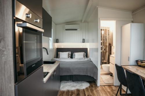 Luxe Tiny House incl Jacuzzi en Strandhuisje in zomerseizoen