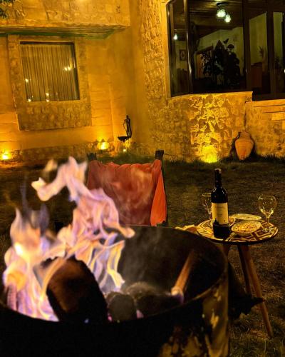 Posezení v ubytování Muse Cappadocia