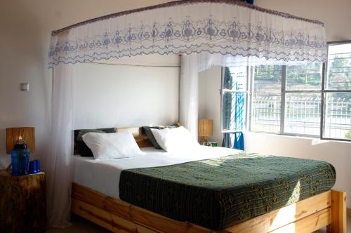 Cama o camas de una habitación en Spa Shallum