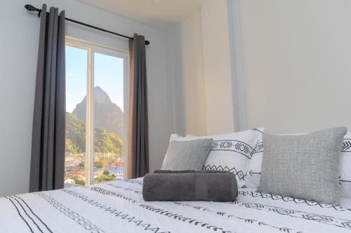 Postel nebo postele na pokoji v ubytování Caldera Villas