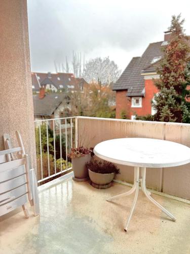 Μπαλκόνι ή βεράντα στο Gemütliche und Zentrumsnahe Wohnung in Goslar