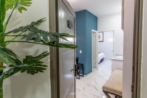Koupelna v ubytování Exclusiva suite en el centro de Zapotlanejo 205