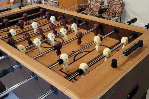 a close up of a wooden abacus withorius at Serenity On The Lehigh River in Thornhurst