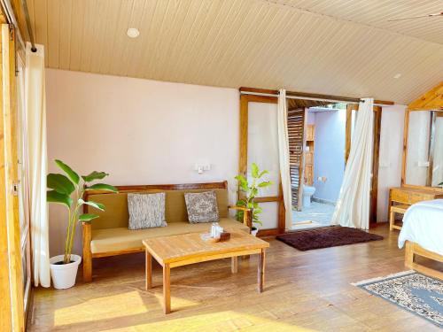 Cama o camas de una habitación en DucknChill-Agonda