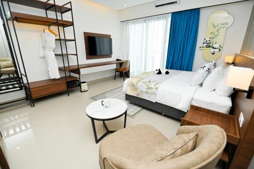 TV a/nebo společenská místnost v ubytování 1001 Nights Boutique Genting Highlands