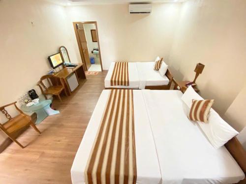 TV a/nebo společenská místnost v ubytování Kieu Anh Hotel Vung Tau
