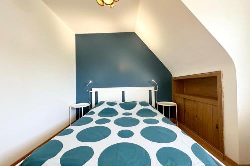 Postel nebo postele na pokoji v ubytování Maison Hyper Cocooning Proche des plages