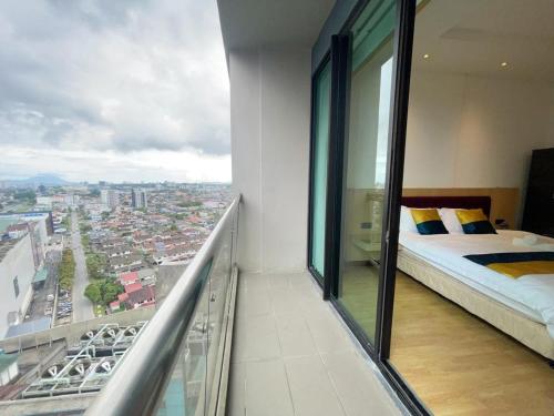 Katil atau katil-katil dalam bilik di Imperial Suite Apartment