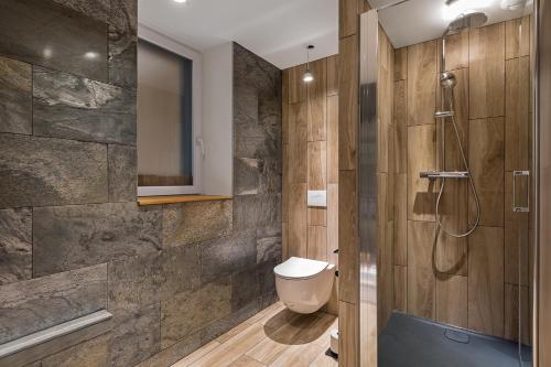 Koupelna v ubytování Appartement avec piscine intérieure et Spa dans Rouen