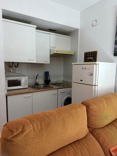 Nhà bếp/bếp nhỏ tại Magnífico loft cerca del aeropuerto y palacio de congresos