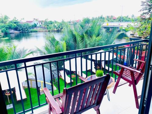 Μπαλκόνι ή βεράντα στο The Saltfield Hoi An Villa