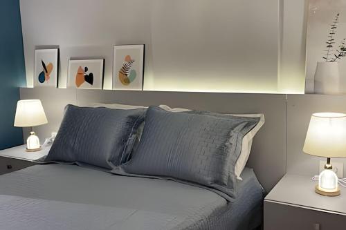 Postel nebo postele na pokoji v ubytování Way F5- Maravilhoso Flat para 3 pessoas, Tambaú