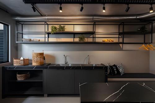 Kuchyň nebo kuchyňský kout v ubytování Way F5- Maravilhoso Flat para 3 pessoas, Tambaú