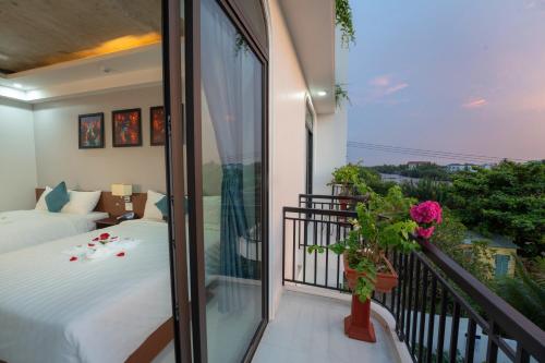 Μπαλκόνι ή βεράντα στο The Saltfield Hoi An Villa
