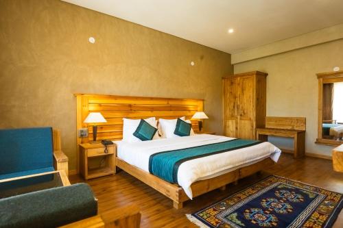 Cama o camas de una habitación en The Saraha