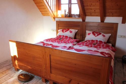 Postel nebo postele na pokoji v ubytování Ferienhaus Annabell