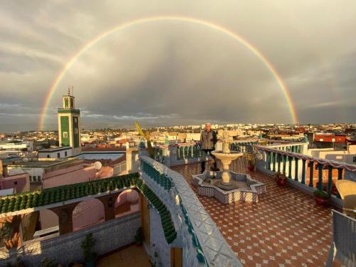 Nespecifikovaný výhled na destinaci Meknes nebo výhled na město při pohledu z bed and breakfast