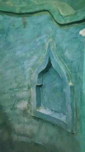 a painting of a window in the water at Lala House by Masala Living in Jambiani