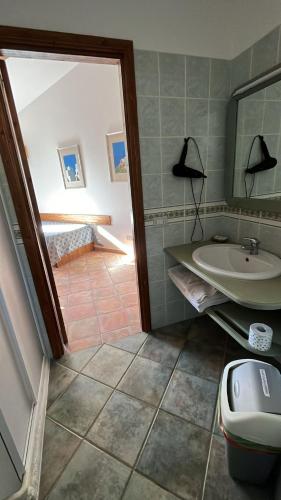 Ένα μπάνιο στο Borgo Piazza