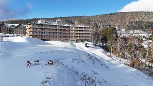 冬のRadisson Hotel Szklarska Porębaの様子