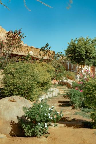 Κήπος έξω από το Krouma Camp & Ecolodge