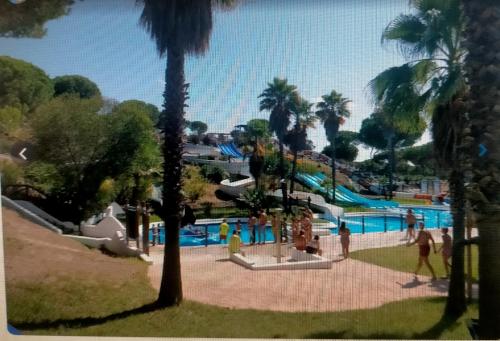 The swimming pool at or close to Alcaraván 32