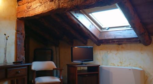 Μια τηλεόραση ή/και κέντρο ψυχαγωγίας στο Posada Estrella Matutina