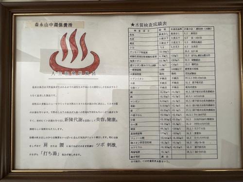 Un certificado, premio, letrero u otro documento en レイクピアエンゼル山中湖