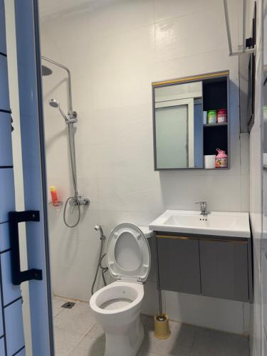 חדר רחצה ב-Residence Imela