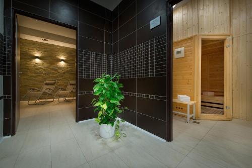 Koupelna v ubytování Hotel Kraskov Active Resort