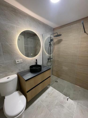 Ένα μπάνιο στο Cozy apartment in Costa del Sol