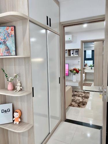 Η κουζίνα ή μικρή κουζίνα στο Hiền Apartment