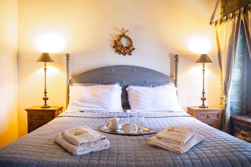 Postel nebo postele na pokoji v ubytování Palio Eleotrivio Guesthouse