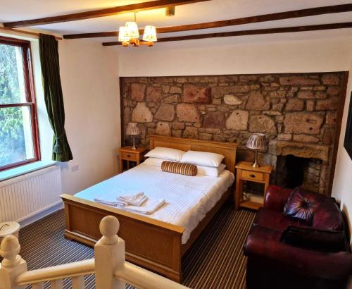 Katil atau katil-katil dalam bilik di Broomhall Castle Hotel