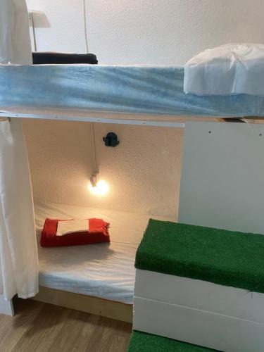 Postel nebo postele na pokoji v ubytování Backpackers Las Eras
