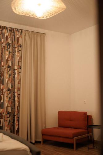 Posezení v ubytování Kazbegi Estate