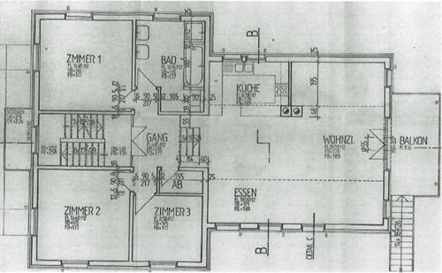Plán poschodí v ubytovaní Luxus Apartment KFJ
