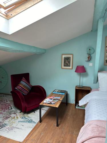 Χώρος καθιστικού στο SÛN Guesthouse
