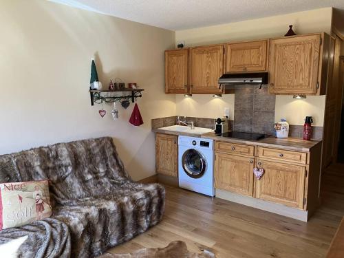 Appartement rénové 3 couchages, ski aux pieds - FR-1-292-217