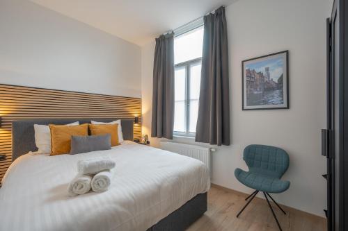 Postel nebo postele na pokoji v ubytování Guesthouse Elena