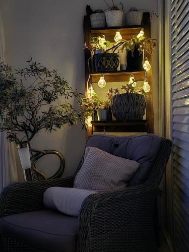 Χώρος καθιστικού στο Apartments iris