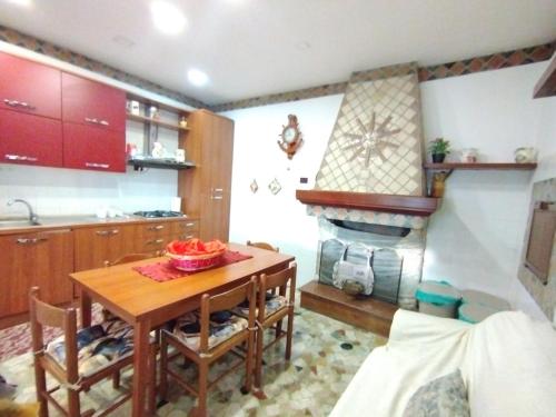 Kuchyň nebo kuchyňský kout v ubytování Casa Parente