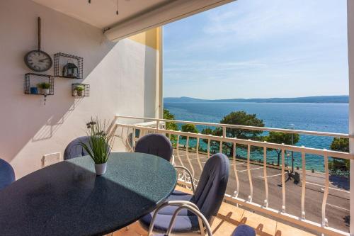 Traumhaftes Apartment direkt am Meer mit privatem Balkon, Meerblick, Waschmaschine, Klima