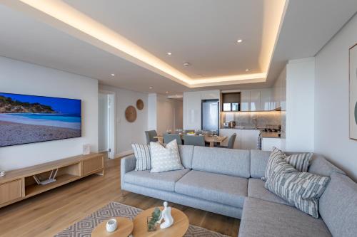 Χώρος καθιστικού στο Plett Quarter Apartments