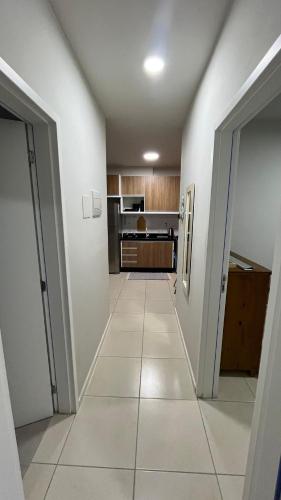 Η κουζίνα ή μικρή κουζίνα στο Apartamento Refúgio das Ondas com Piscina