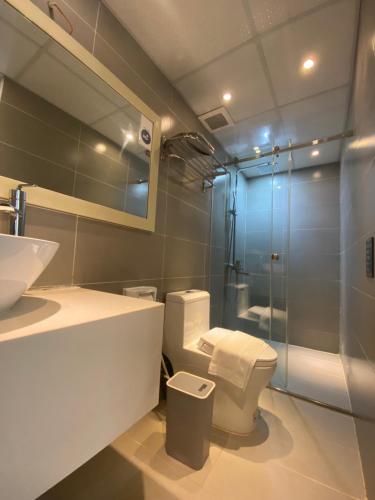 Koupelna v ubytování Coto Island Beach Village Homestay